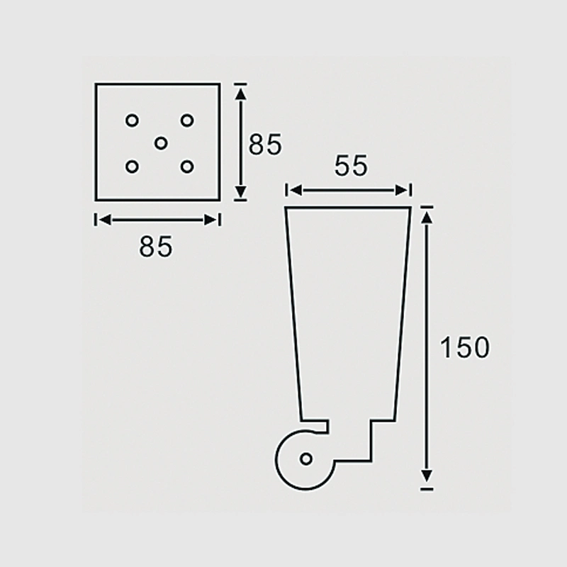 Wood Parts Replacement Accessories Wooden Leg Furniture Feet