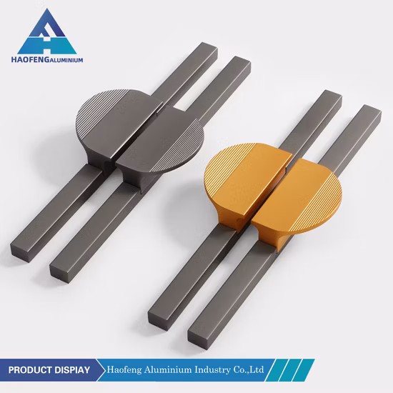 새로운 nodic 스타일 초승달 라운드 알루미늄 서랍 핸들 곡선 캐비닛 핸들 골드 컬러 기타 욕실 가구 하드웨어